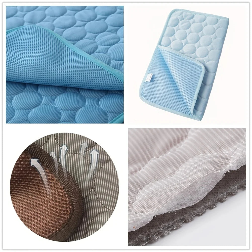 Self-Cooling Gel Mat for Dogs & Cats – Summer Pet Bed
