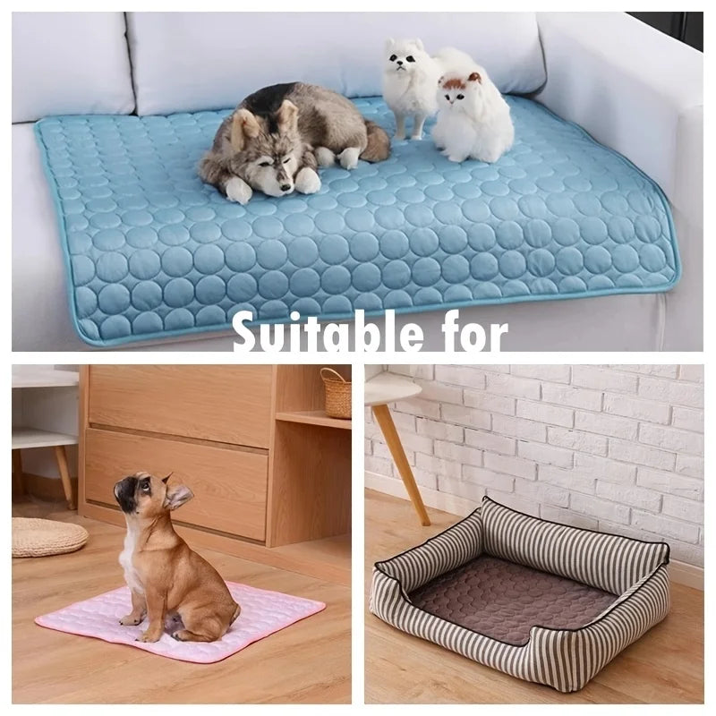 Self-Cooling Gel Mat for Dogs & Cats – Summer Pet Bed