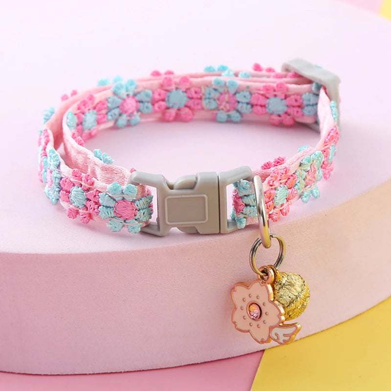 Paw Print Collar with Bell
