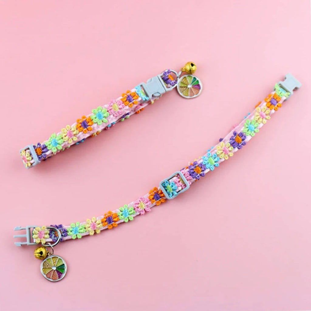 Paw Print Collar with Bell