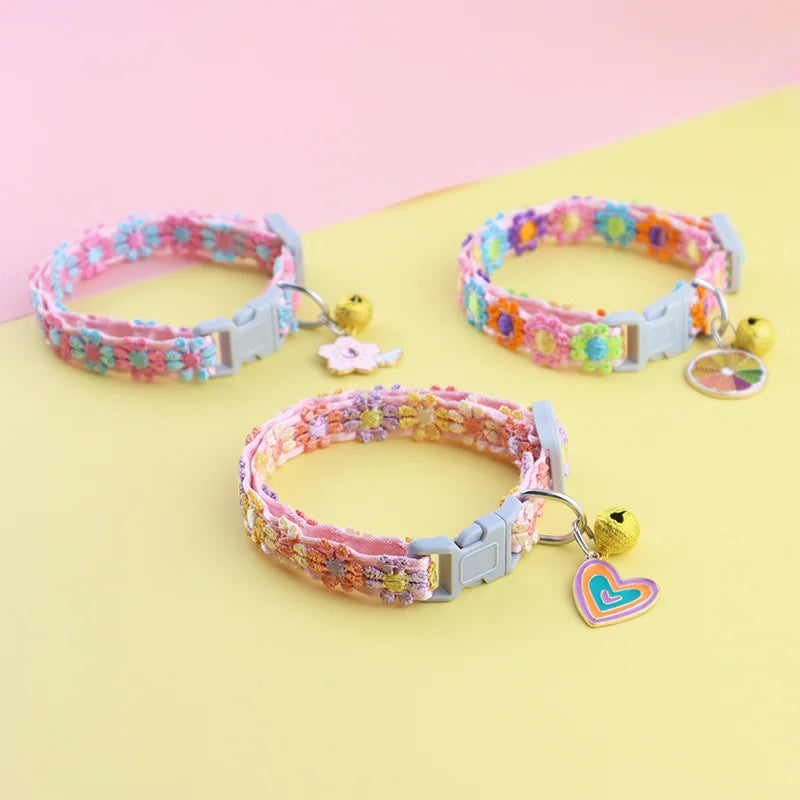 Paw Print Collar with Bell