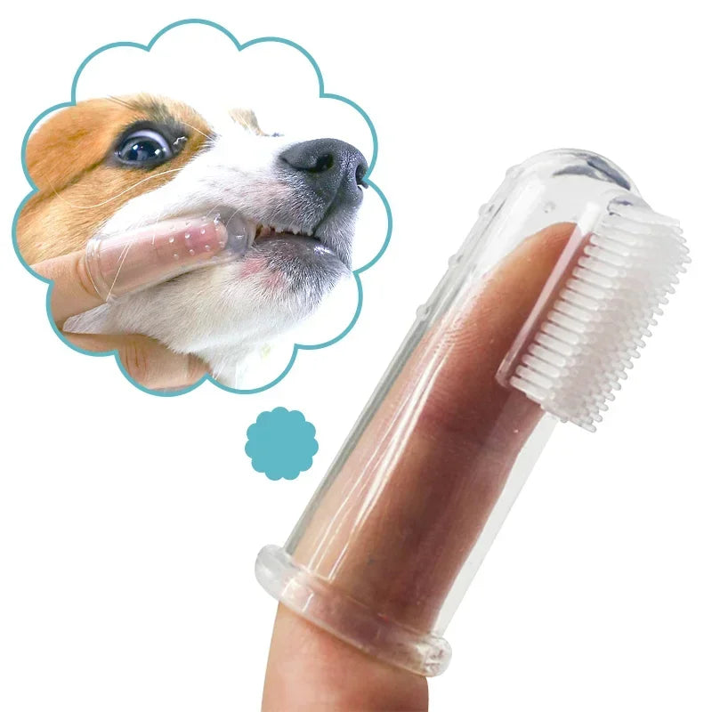 Soft Silicone Pet Toothbrush Set