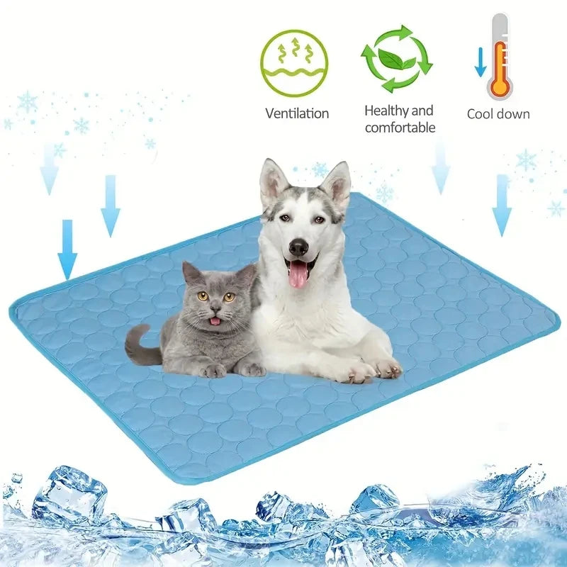 Self-Cooling Gel Mat for Dogs & Cats – Summer Pet Bed