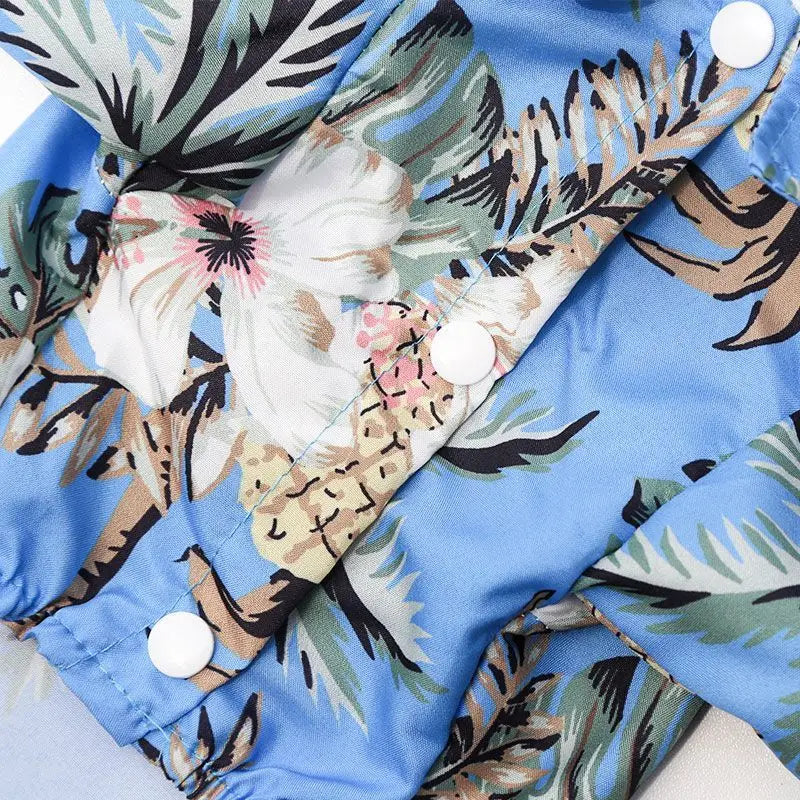 Hawaiian Print Summer Shirt for Dogs