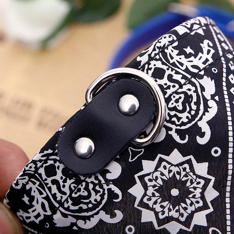 PU Leather Collar with Scarf for Dogs & Cats