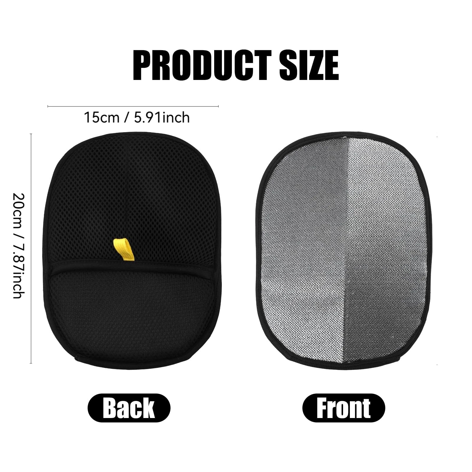 Double-Sided Pet Grooming Gloves