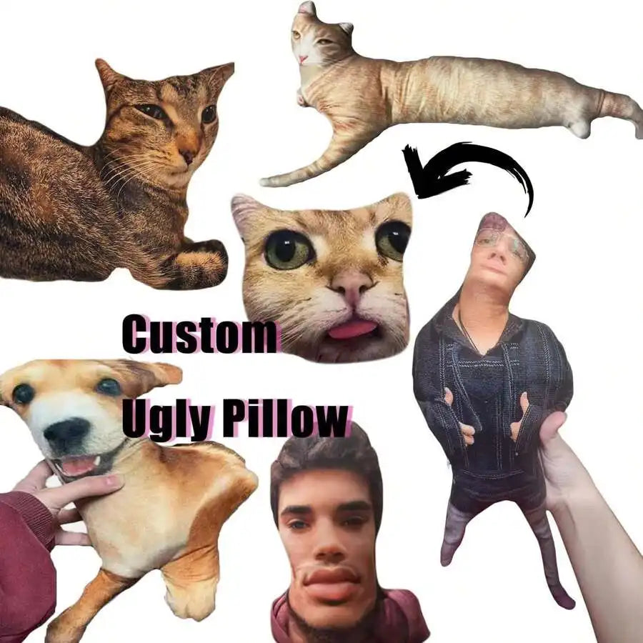 Custom Pet Portrait Memory Pillow