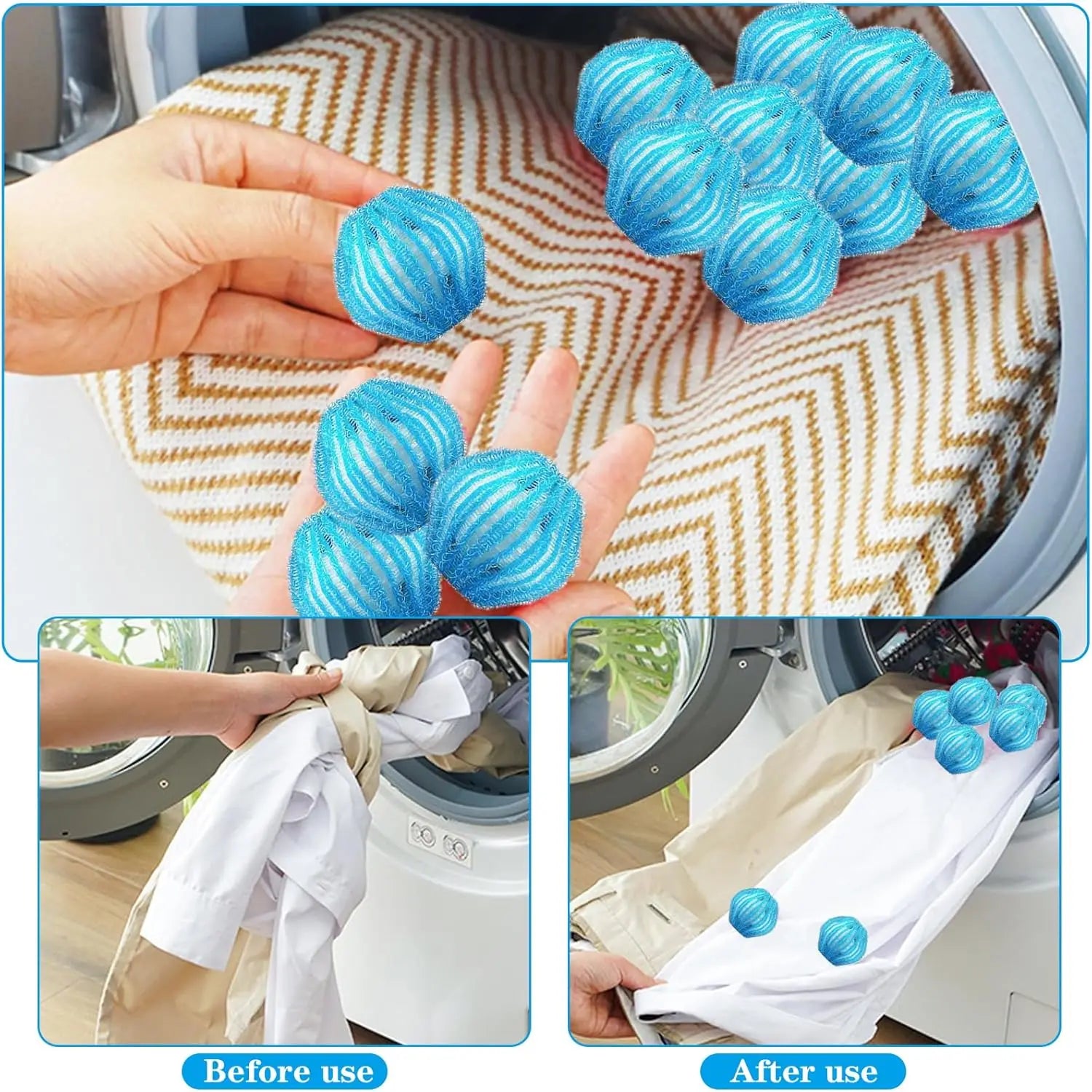 Reusable Pet Hair Catcher Laundry Balls