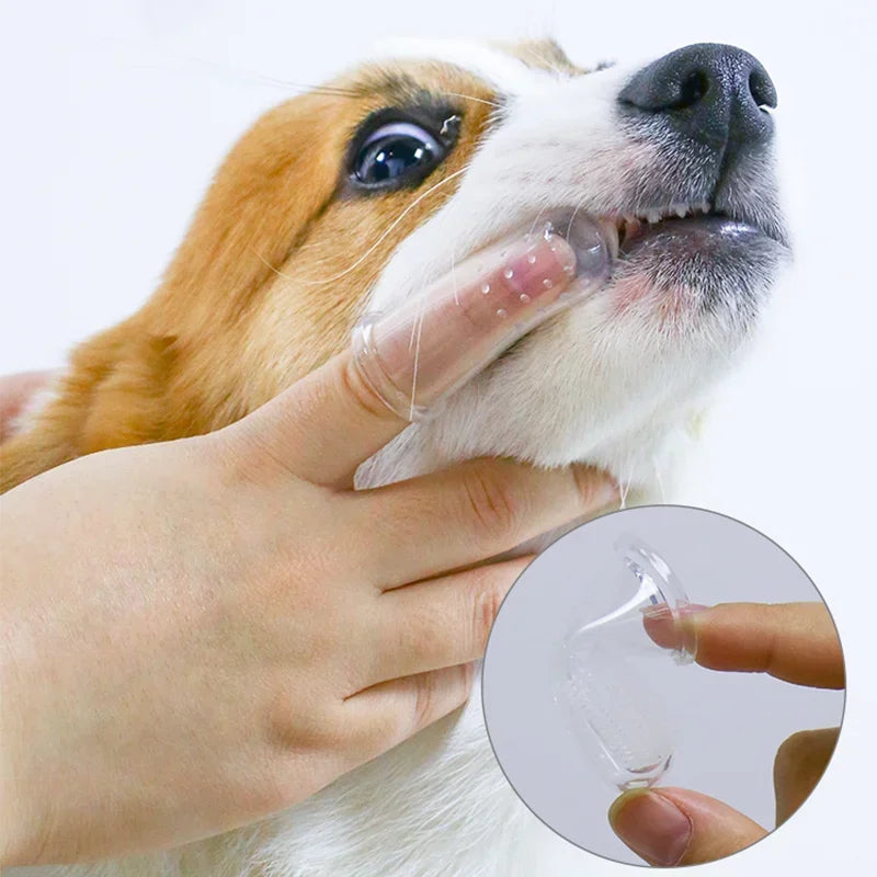 Soft Silicone Pet Toothbrush Set