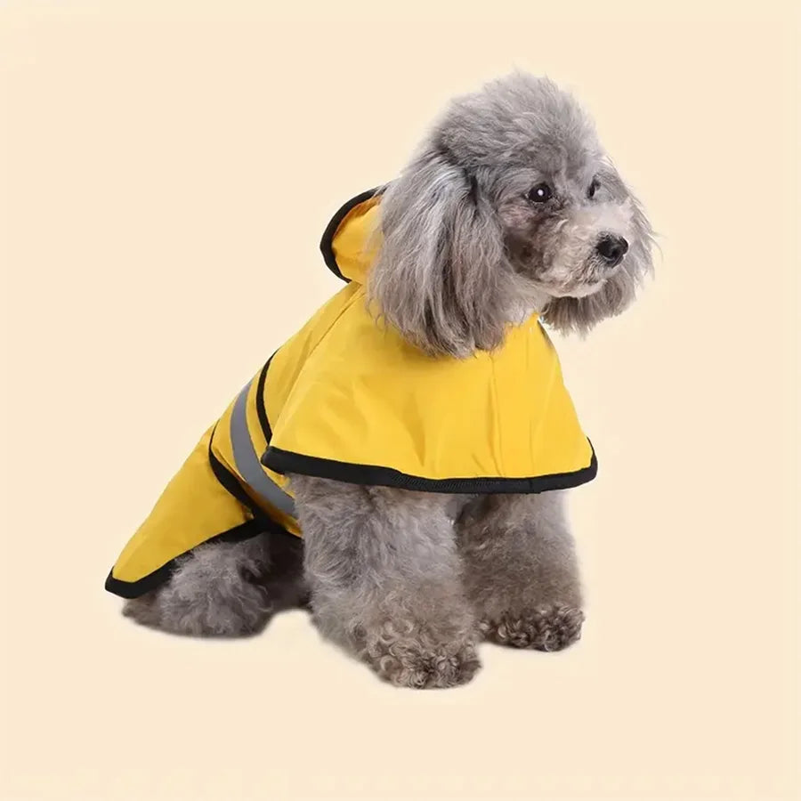 Waterproof Dog Raincoat with Adjustable Hood