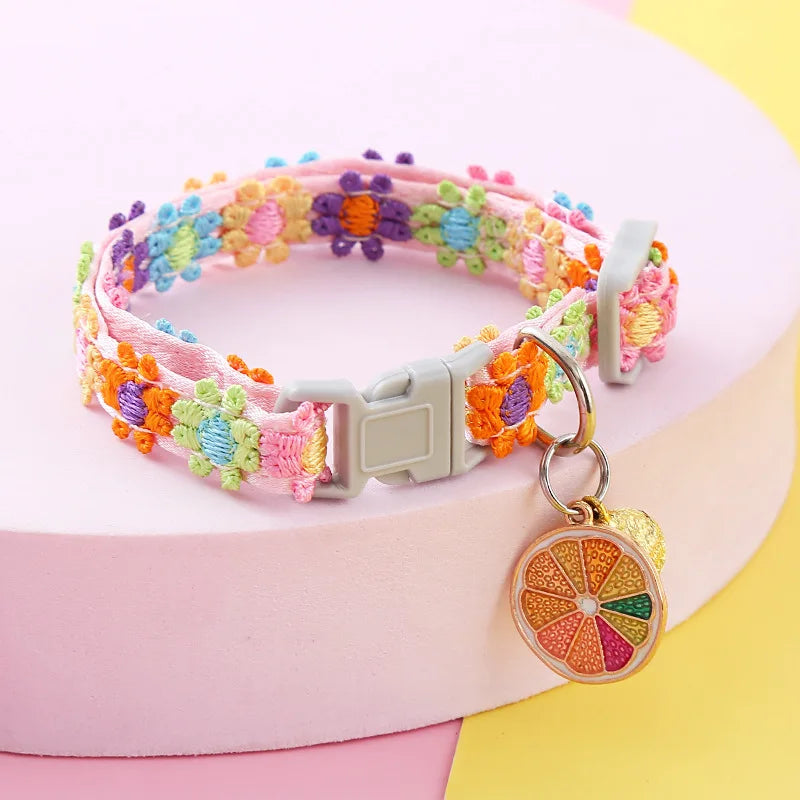 Paw Print Collar with Bell