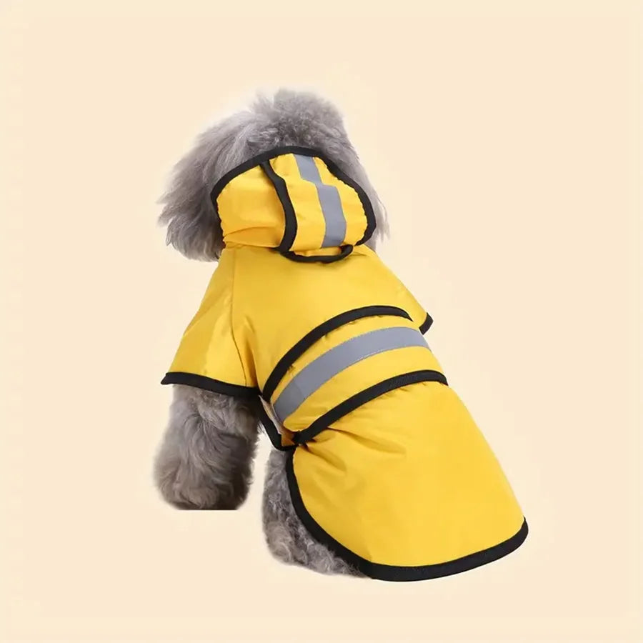 Waterproof Dog Raincoat with Adjustable Hood