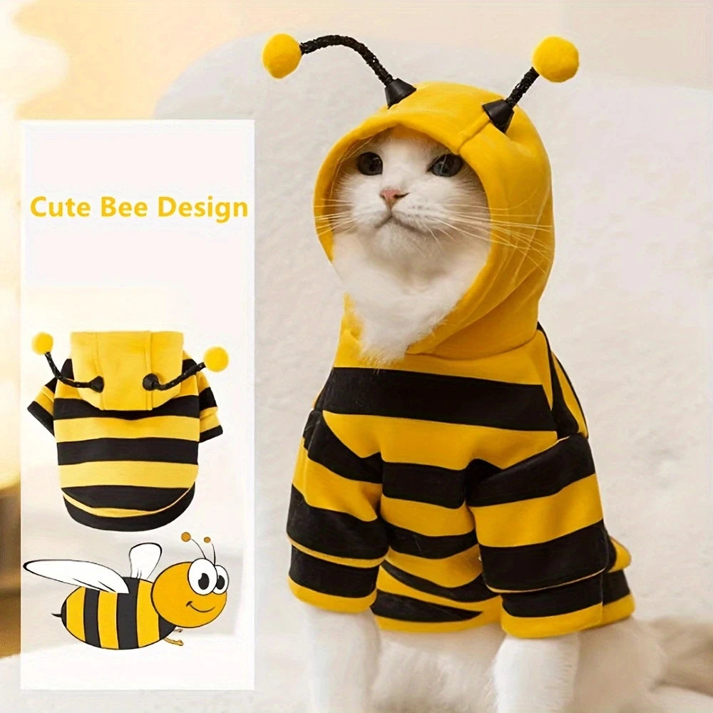 Bee Costume Hoodie for Dogs & Cats
