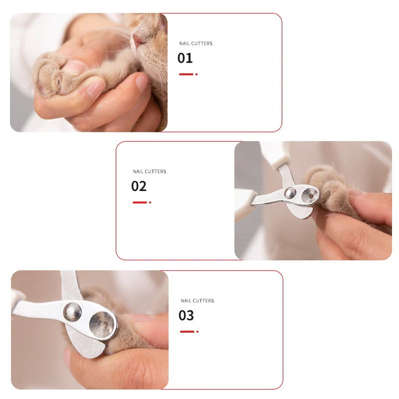 Professional Pet Nail Clippers for Cats & Dogs