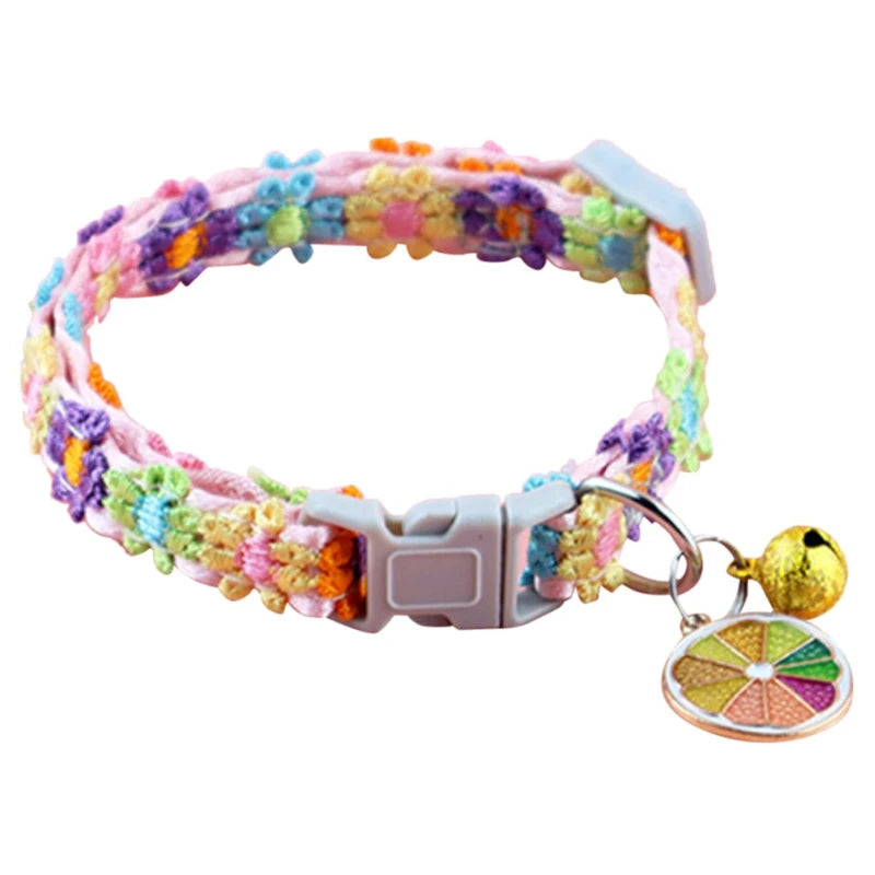 Paw Print Collar with Bell