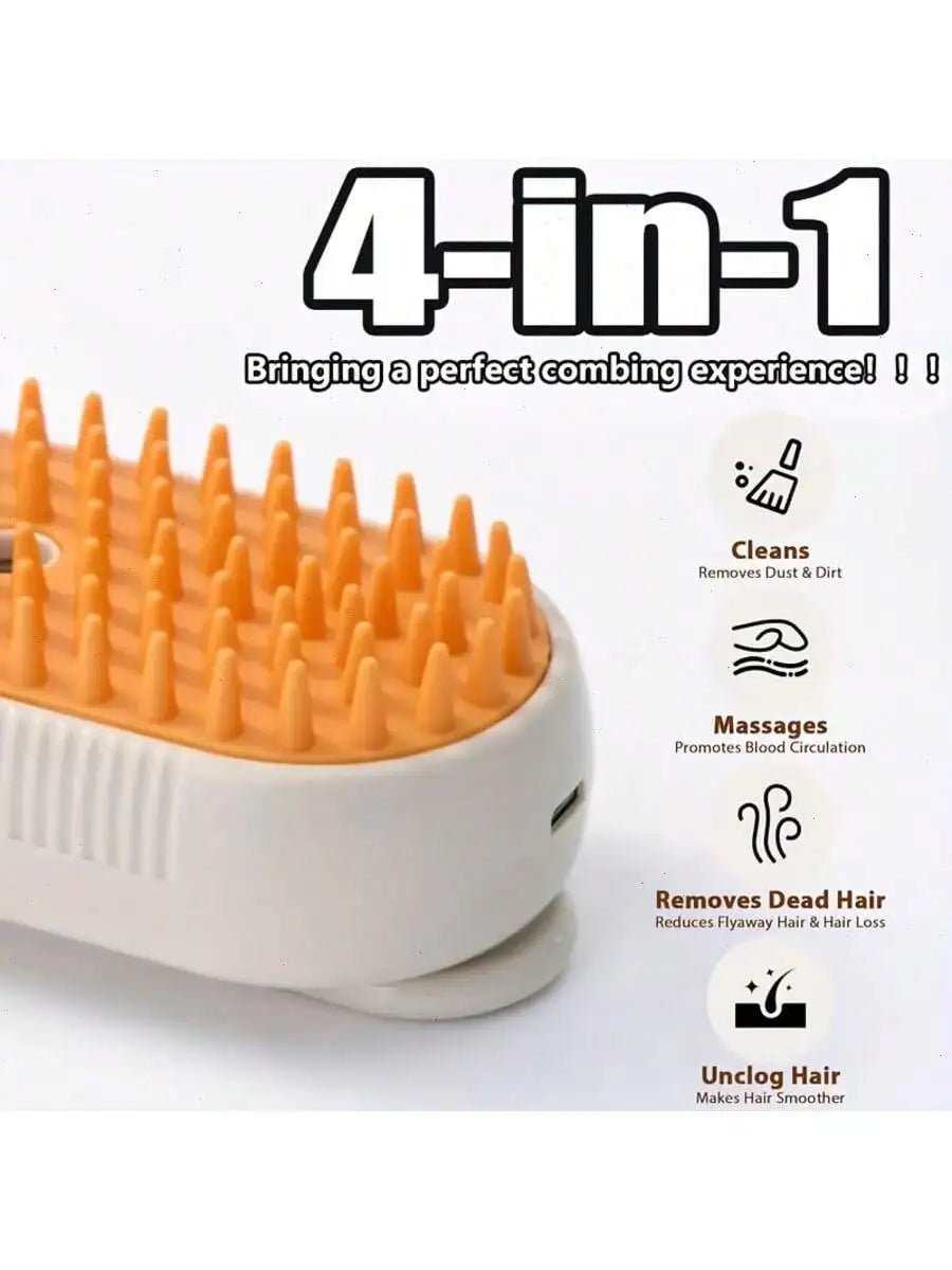 4-in-1 Pet Steam Brush