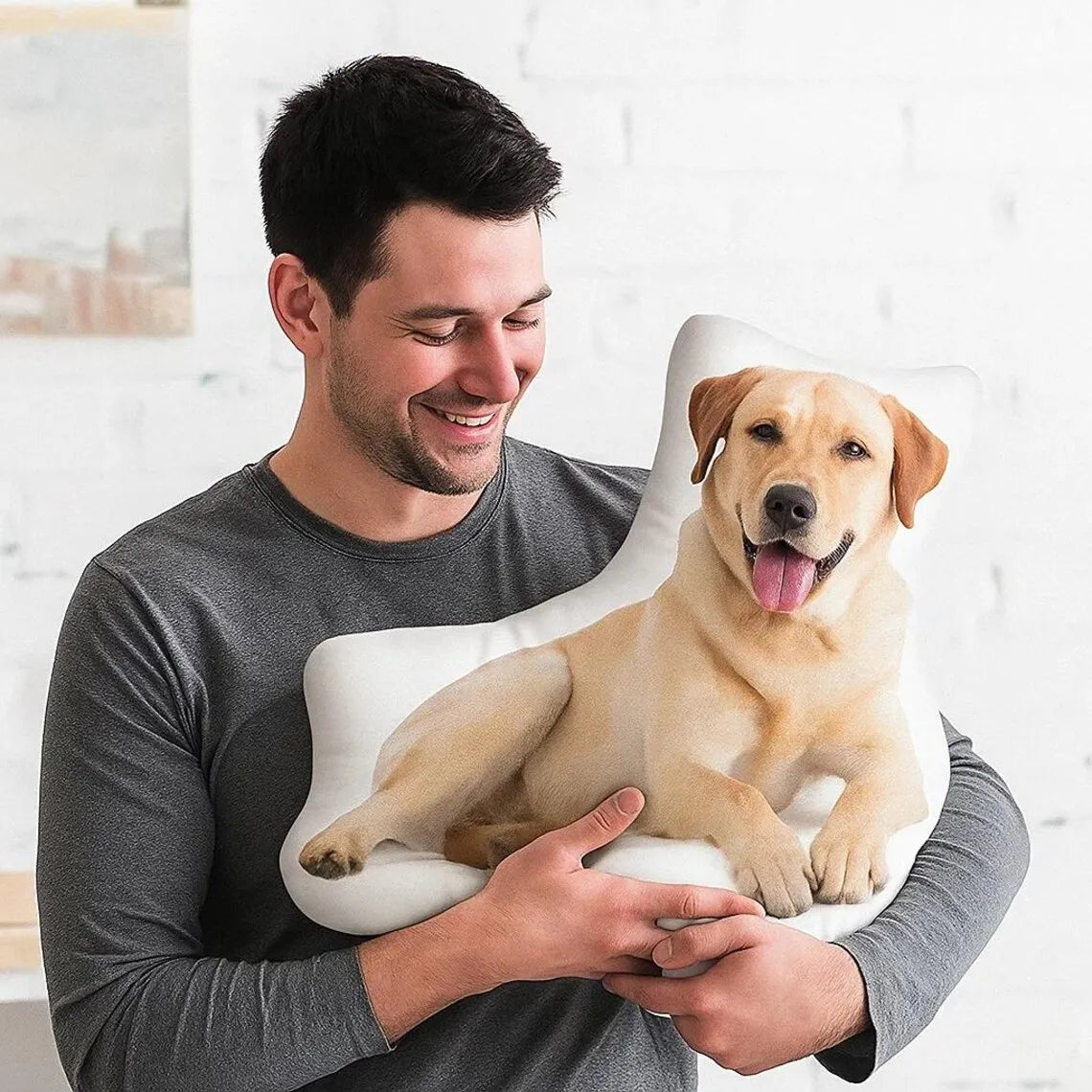 Custom Pet Portrait Memory Pillow