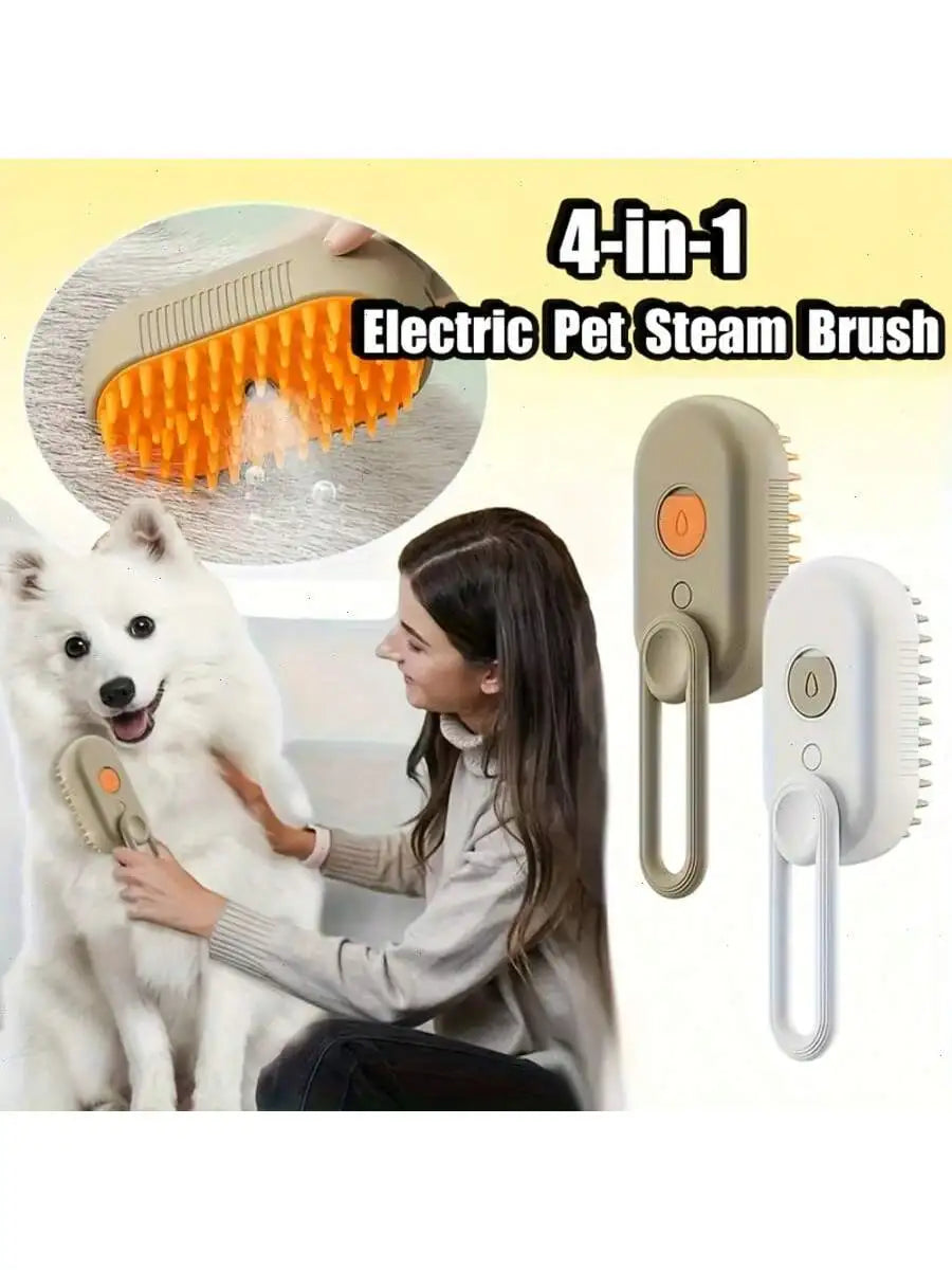 4-in-1 Pet Steam Brush